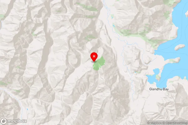 Treble Cone,Otago Region Map