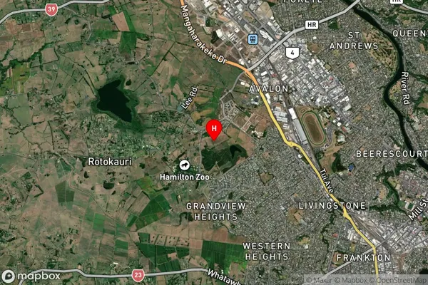 Baverstock,Waikato Satellite Map