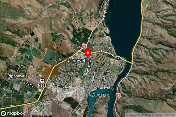 Cromwell,Otago Satellite Map