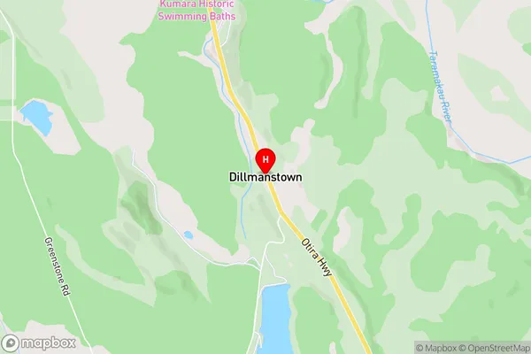 Dillmanstown,West Coast Area Map