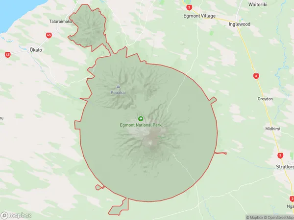 ZipCode 4642 Map for Egmont National Park