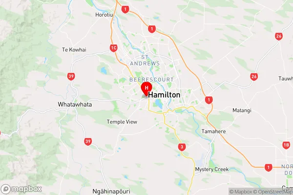 Frankton,Waikato Region Map