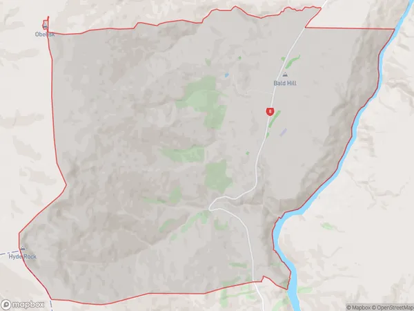 Fruitlands, Otago Polygon Area Map