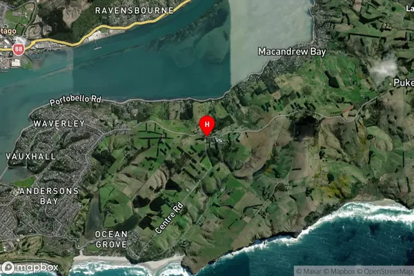 Highcliff,Otago Satellite Map