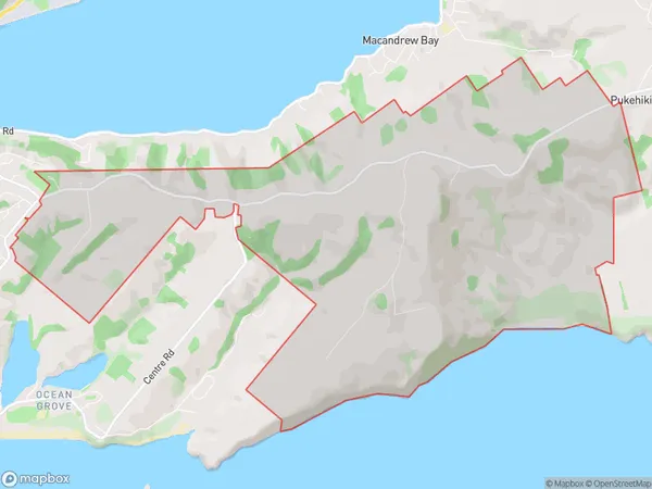 Highcliff, Otago Polygon Area Map