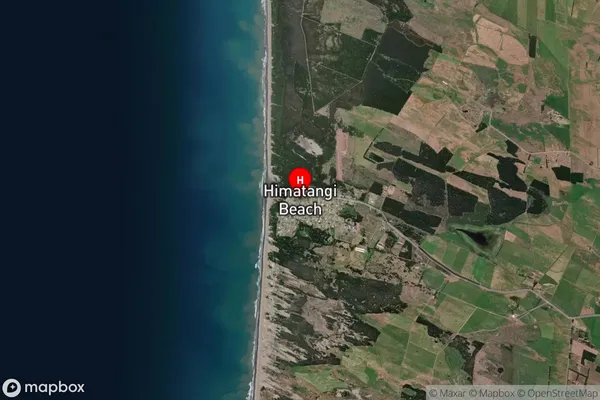 Himatangi Beach,Manawatu-Wanganui Satellite Map