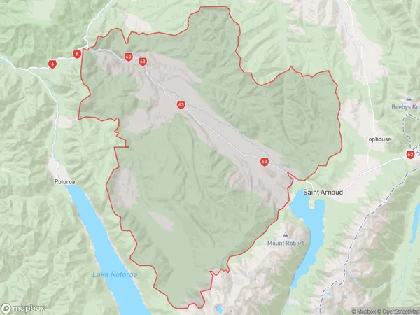 Howard, Tasman Polygon Area Map