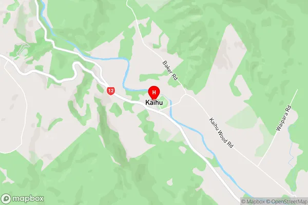 Kaihu,Northland Area Map