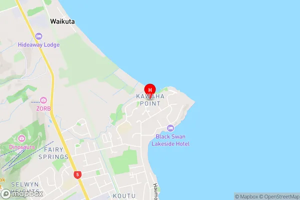 Kawaha Point,Bay of Plenty Area Map