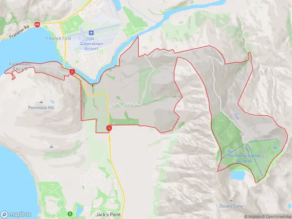 ZipCode 9300 Map for Kawarau Falls