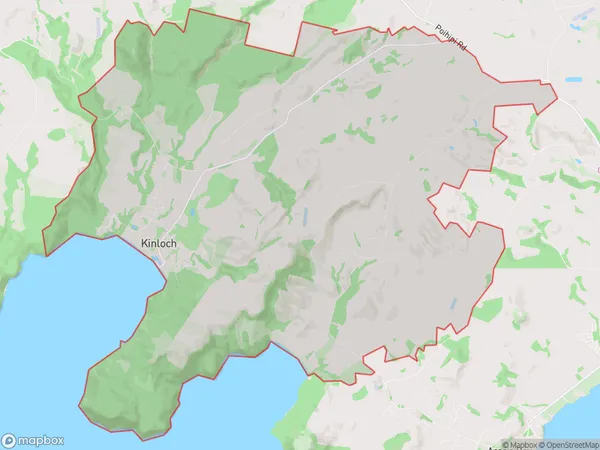 Kinloch, Waikato Polygon Area Map