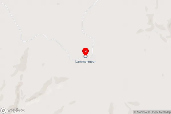 Lammermoor,Otago Area Map