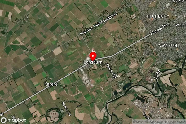 Longburn,Manawatu-Wanganui Satellite Map