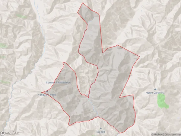 Macetown, Otago Polygon Area Map