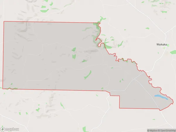 Chatton North, Southland Polygon Area Map