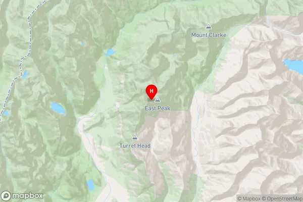 Mount Earnslaw,Otago Region Map