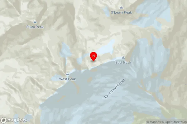 Mount Earnslaw,Otago Area Map