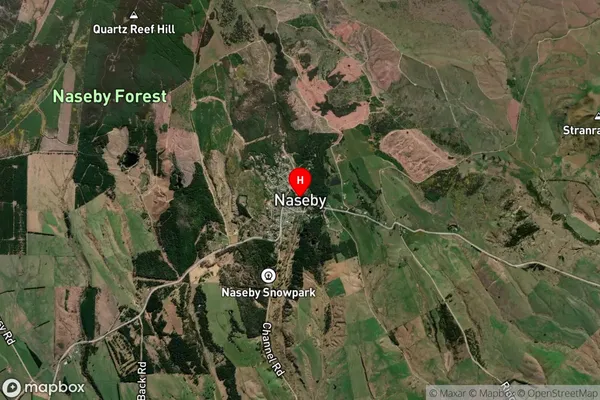 Naseby,Otago Satellite Map