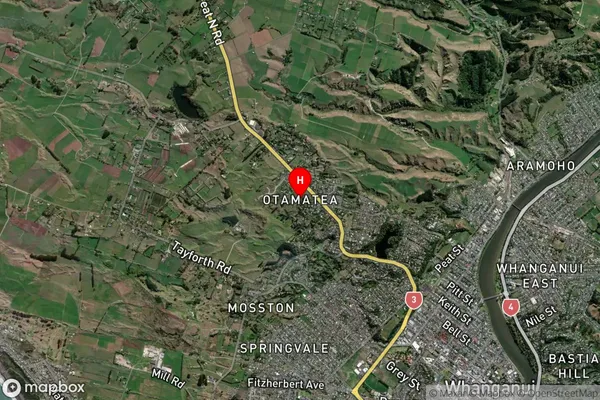 Otamatea,Manawatu-Wanganui Satellite Map