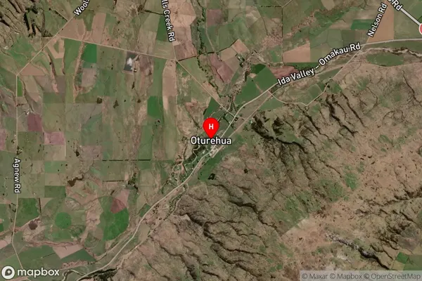 Oturehua,Otago Satellite Map