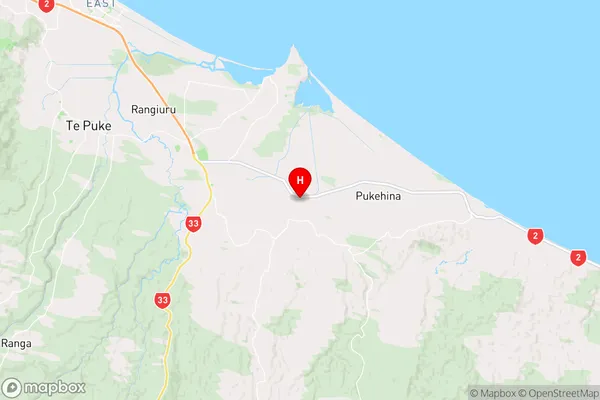 Pongakawa,Bay of Plenty Region Map