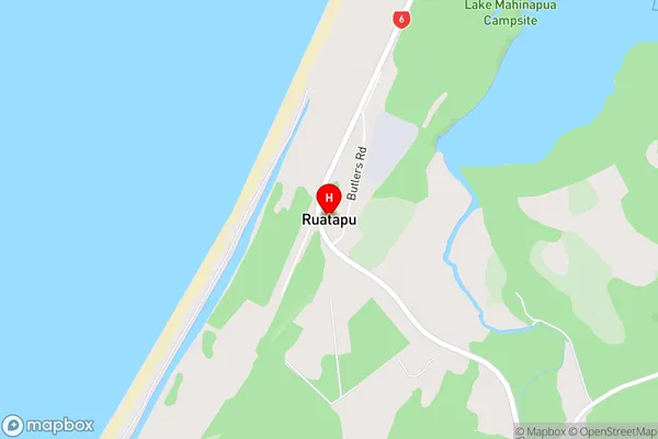 Ruatapu,West Coast Area Map