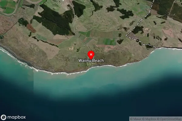 Waiinu Beach,Taranaki Satellite Map