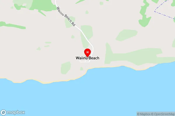 Waiinu Beach,Taranaki Area Map