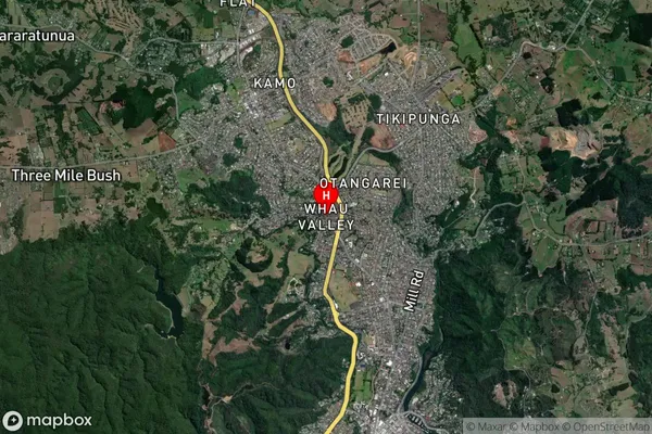 Whau Valley,Northland Satellite Map