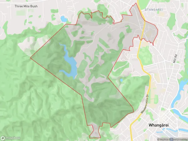 Whau Valley, Northland Polygon Area Map