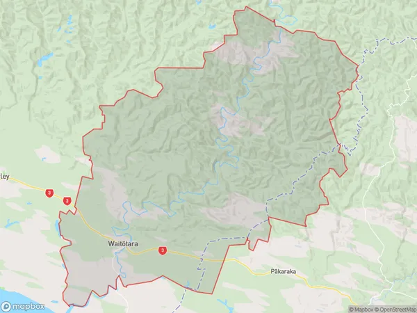 ZipCode 4549 Map for Waitotara