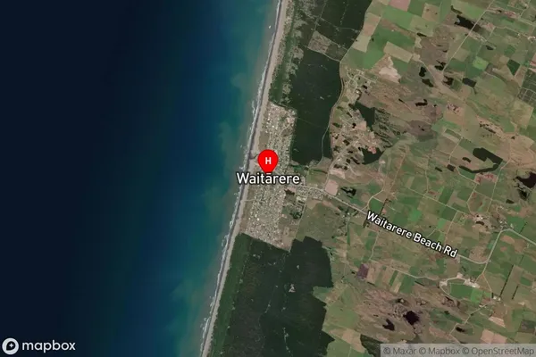 Waitarere,Manawatu-Wanganui Satellite Map