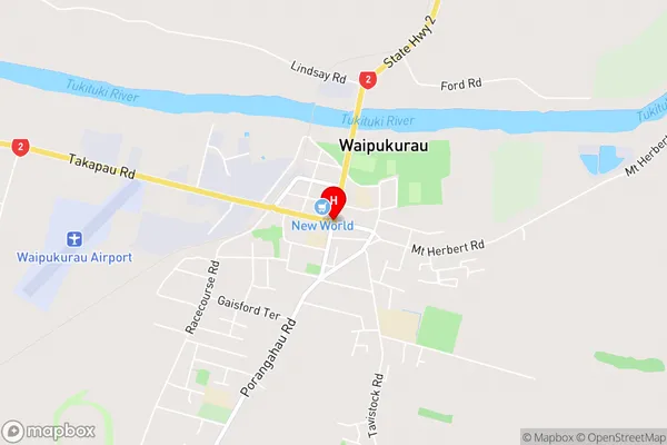 Waipukurau,Hawke's Bay Area Map