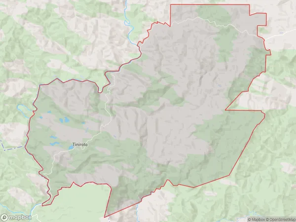 Tiniroto, Gisborne Polygon Area Map