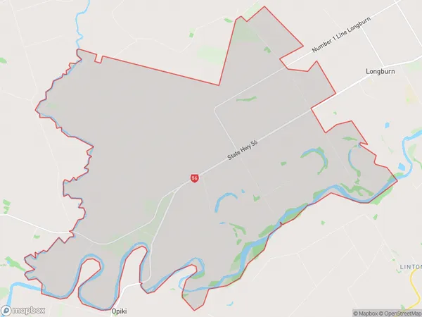 Tiakitahuna, Manawatu-Wanganui Polygon Area Map