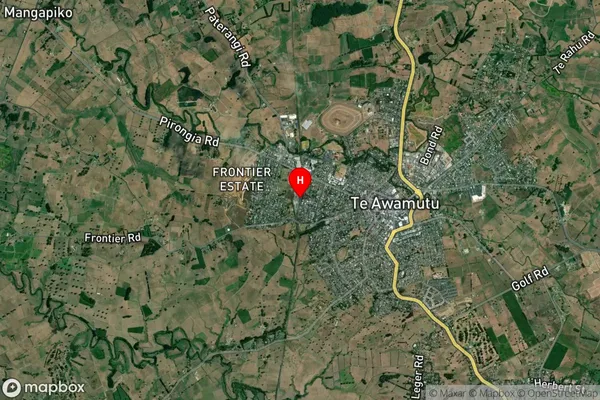 Te Awamutu,Waikato Satellite Map