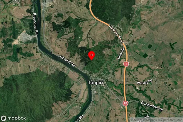 Taupiri,Waikato Satellite Map