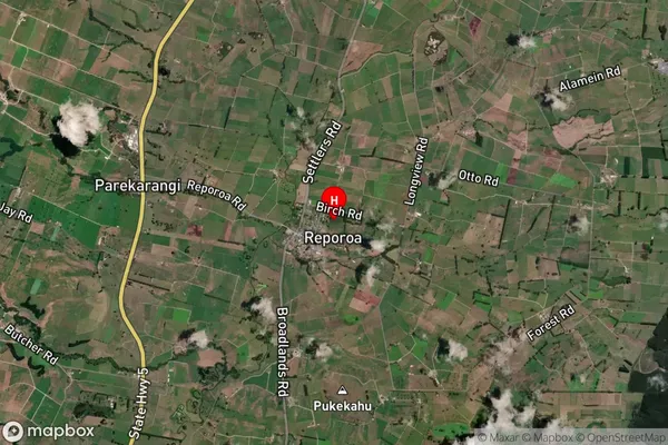 Reporoa,Waikato Satellite Map