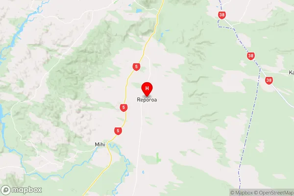 Reporoa,Waikato Region Map