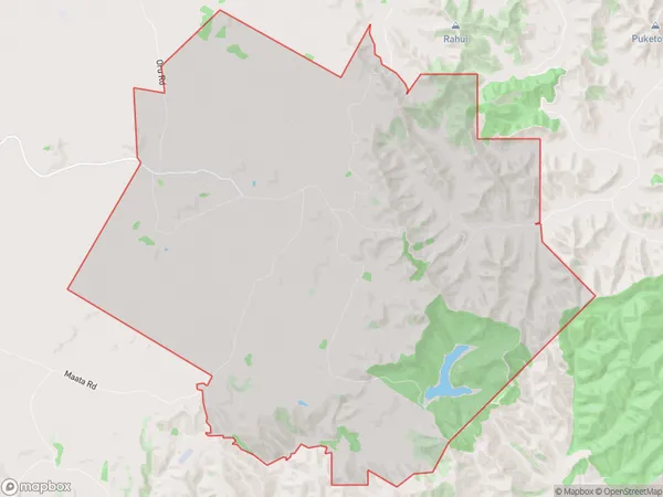 Rawhitiroa, Taranaki Polygon Area Map