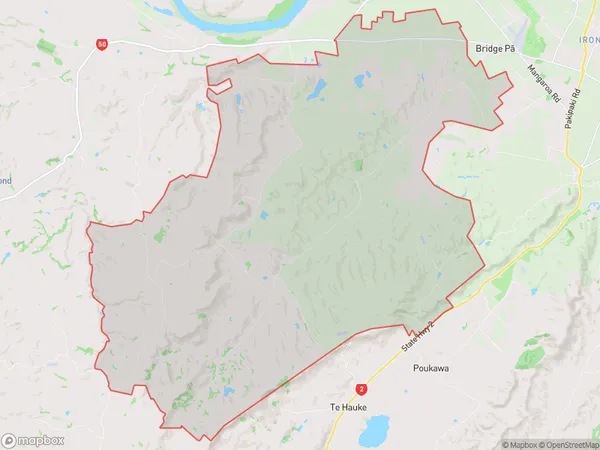 Raukawa, Northland Polygon Area Map