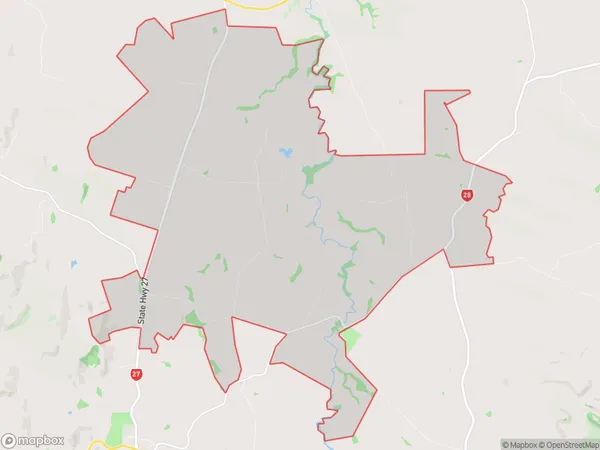 Okoroire, Waikato Polygon Area Map