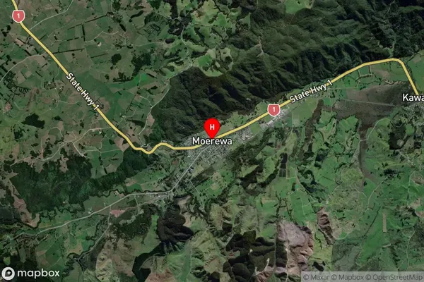 Moerewa,Northland Satellite Map