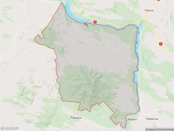 ZipCode 3880 Map for Maungatautari