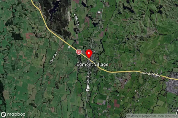 Egmont Village,Taranaki Satellite Map