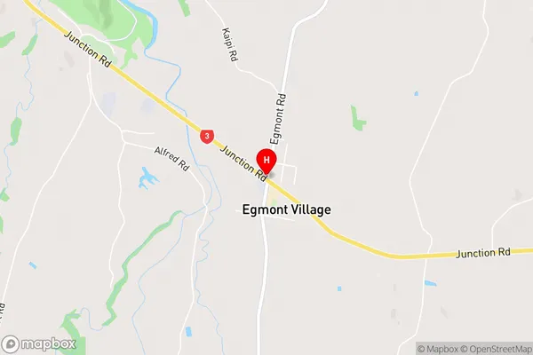 Egmont Village,Taranaki Area Map