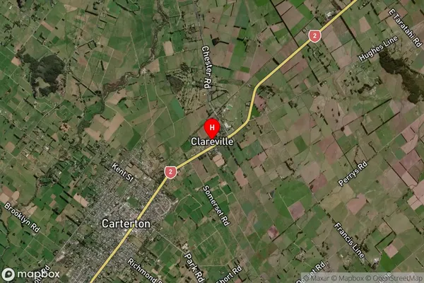 Clareville,Wellington Satellite Map