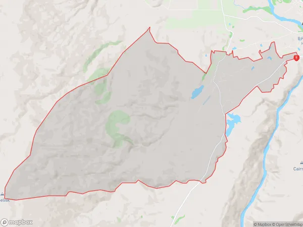 Conroys Gully, Otago Polygon Area Map