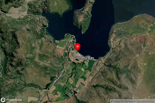 Glendhu Bay,Otago Satellite Map