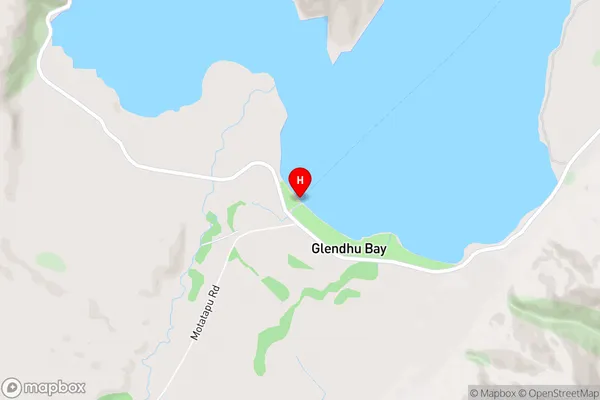 Glendhu Bay,Otago Area Map